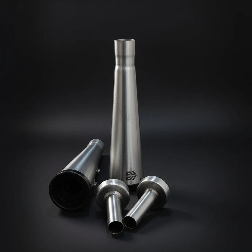 Royal Enfield Interceptor / Continental GT 650 Adaptable Slip-On Silencer - Slim Cans (Pair)