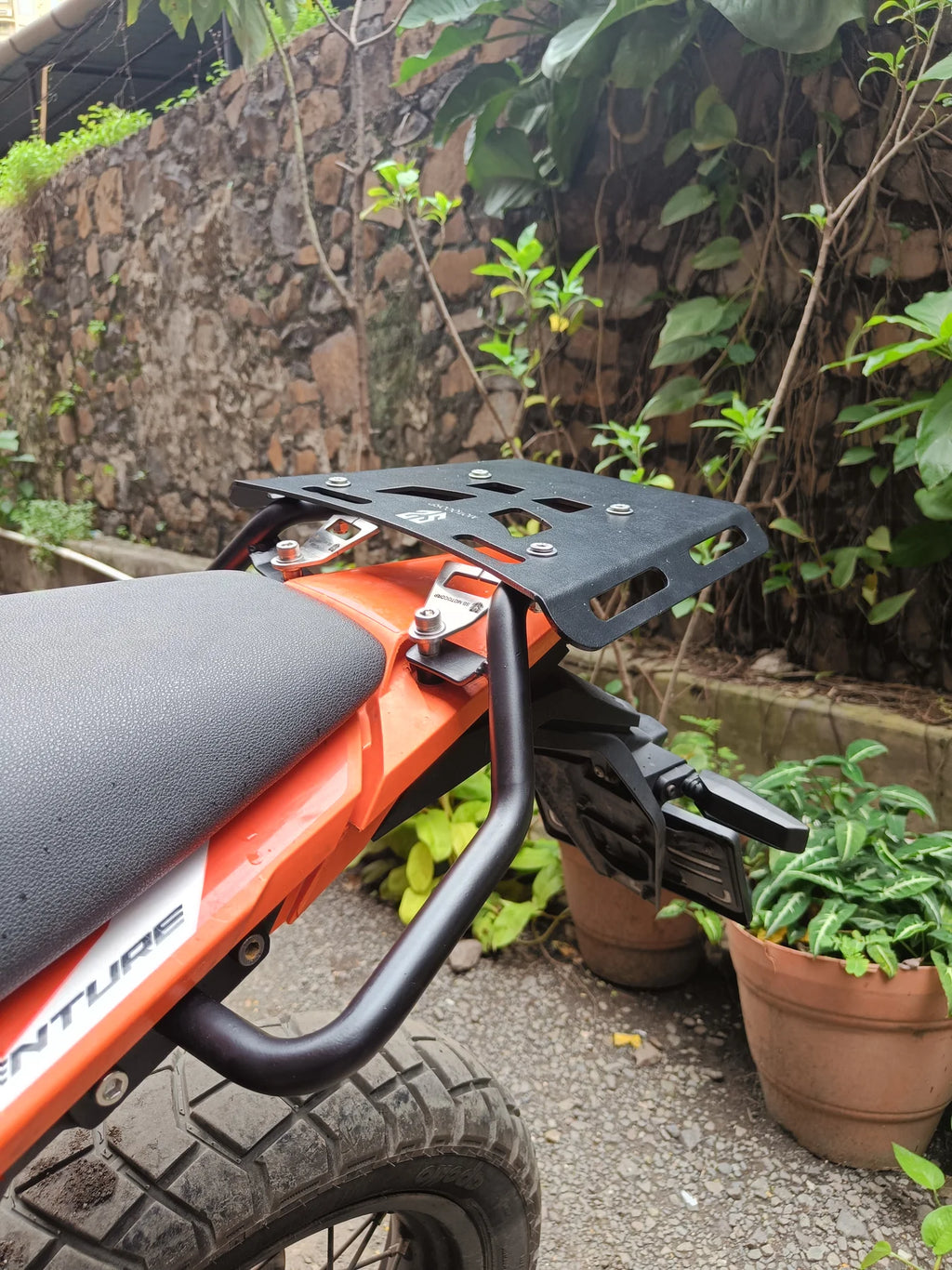 KTM Adventure 390 (2025 New) Tail Rack with Aluminium Plate