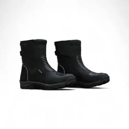 AMAROQ Titan Riding Boots for Men | Waterproof Motorcycle Touring Boots with Ankle, Heel & Shin Protection