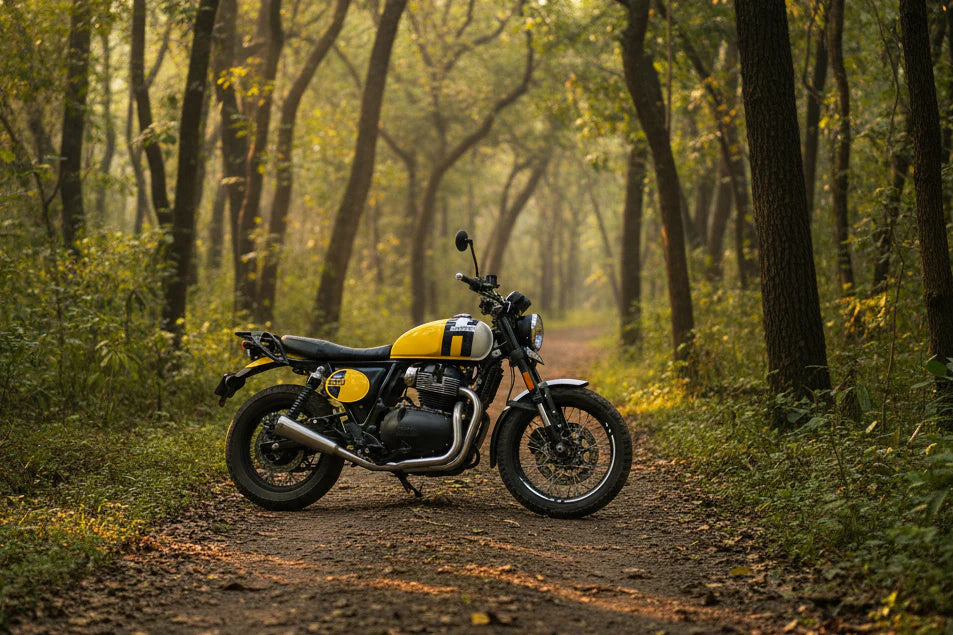 Royal Enfield Bear 650 2x1 Full System Exhaust (3 O2 Sensors)