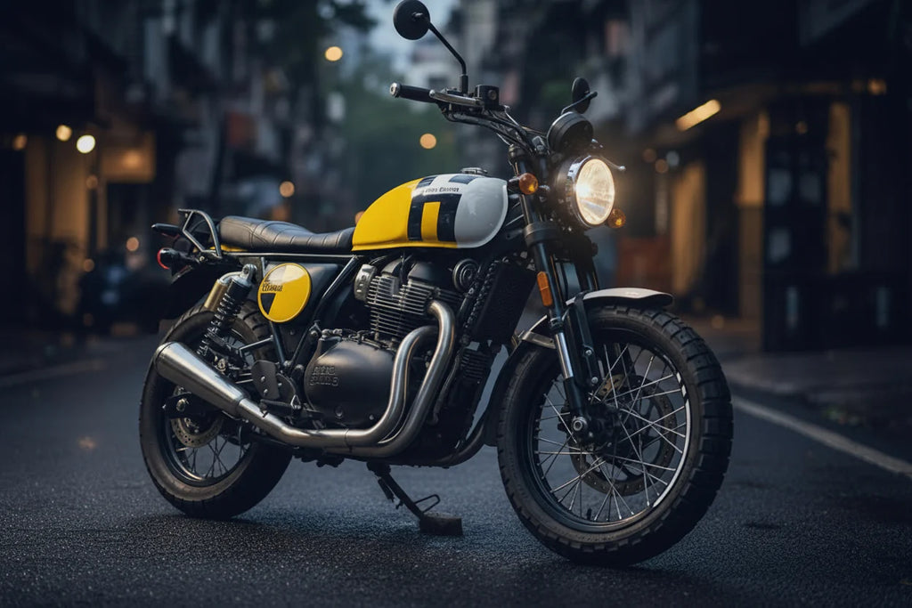 Royal Enfield Bear 650 2x1 Full System Exhaust (3 O2 Sensors)