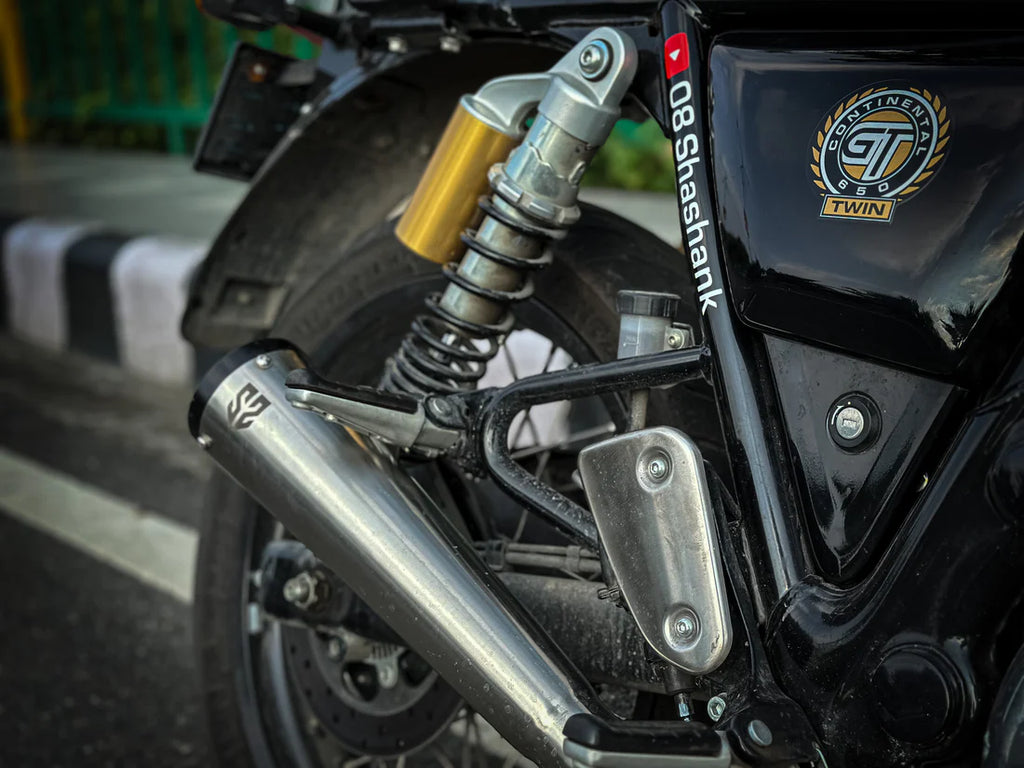 Royal Enfield Interceptor / Continental GT 650 Adaptable Slip-On Silencer - Slim Cans (Pair)