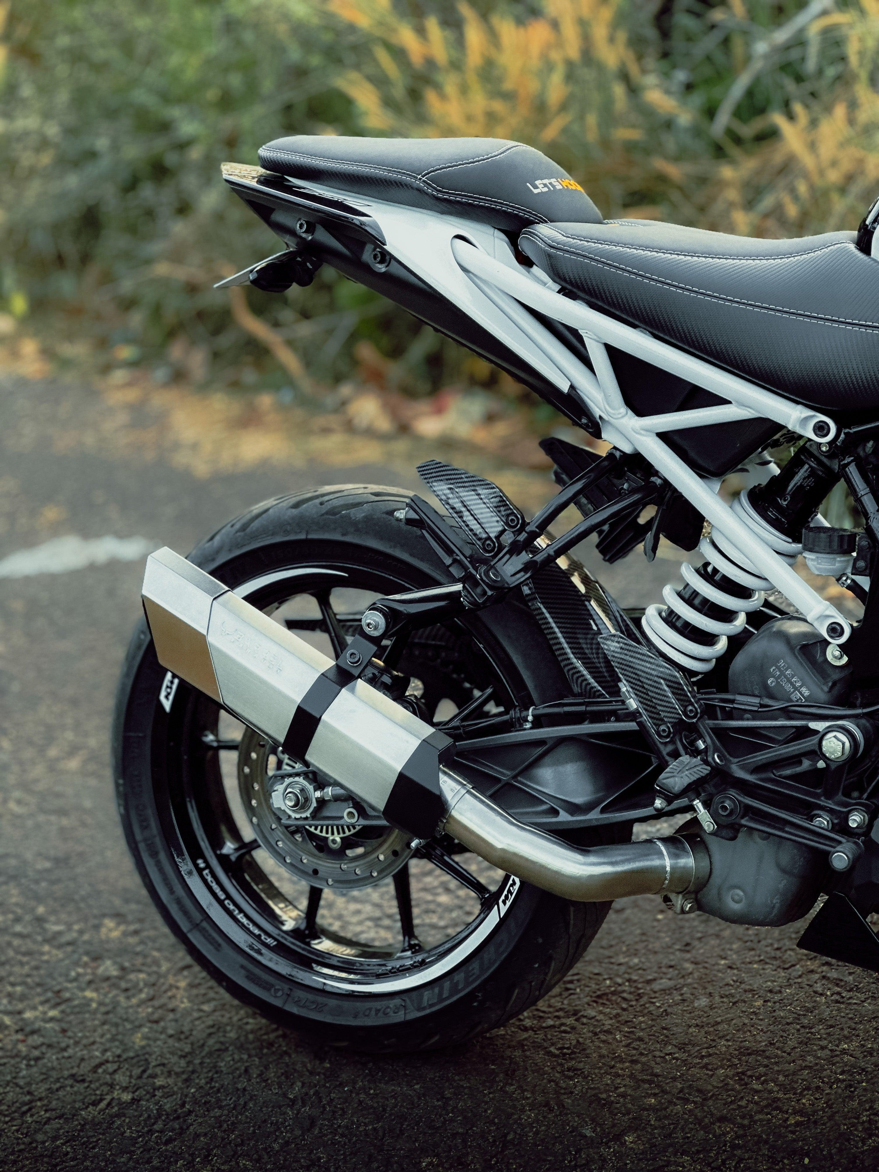 Rogue for KTM- Steel with Link pipe - Barrel Exhaust