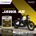 Ceramic Brake Pads For Jawa 42 - Rear - CRM359 - 1 Set - CRANK1