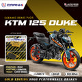 Ceramic Brake Pads For KTM 125 Duke (2012-2023) - Rear - CRM359 - 1 Set - CRANK1