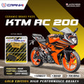 Ceramic Brake Pads For KTM RC 200 (2012-2023) - Rear - CRM359 - 1 Set - CRANK1