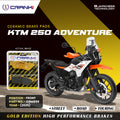 Ceramic Brake Pads For KTM 250 Adventure (2025) - Front - CRM859 - 1 Set - CRANK1