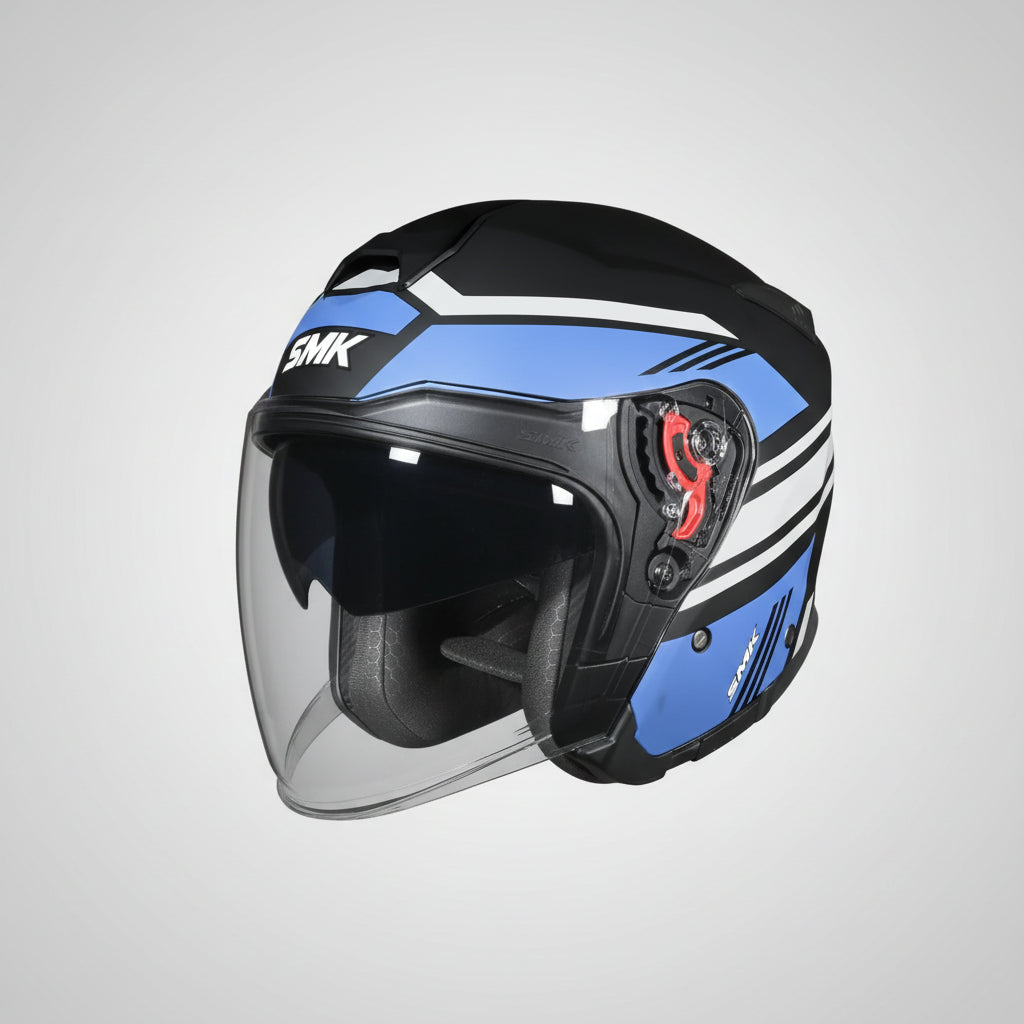 SMK GTJ Rambler Open Face Helmet | ECE 22.06 Certified Touring Helmet -  GRPS (MA256)