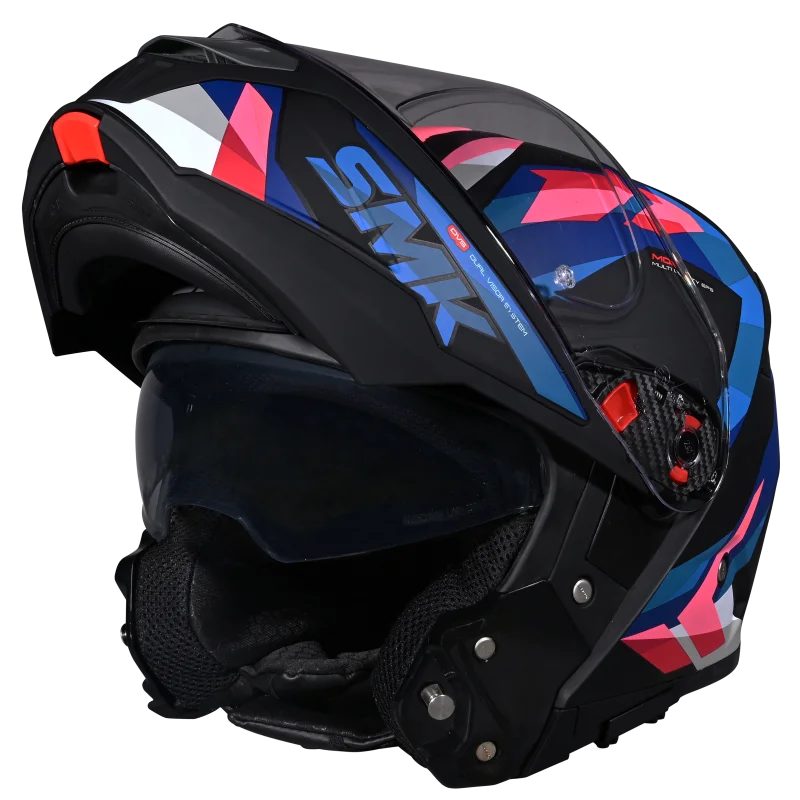 SMK Gullwing Charger Modular Helmet | ECE 22.06 Flip-Up Helmet |GRPS (GL259)