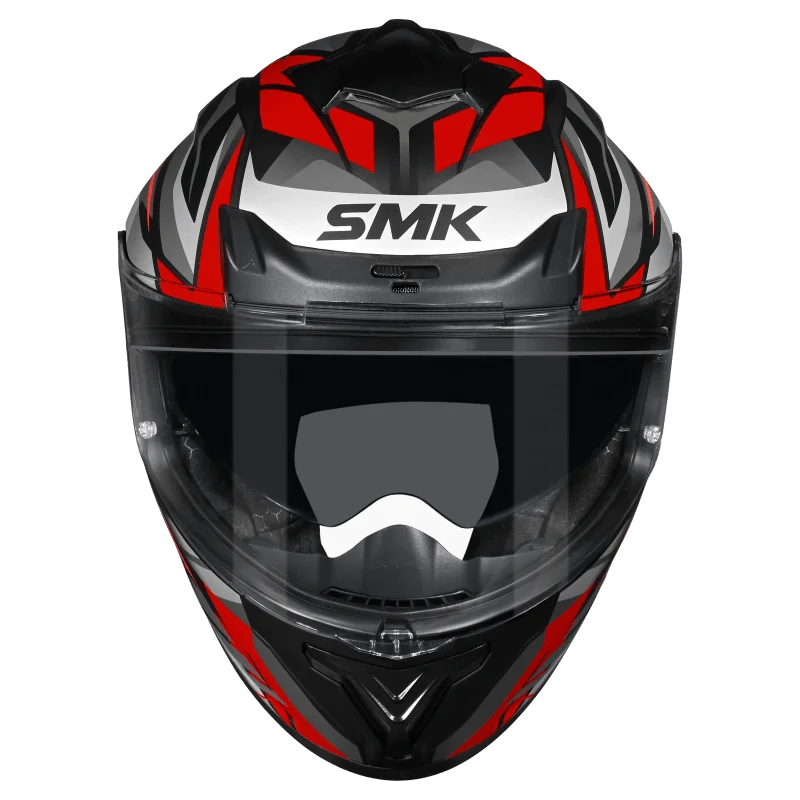 SMK Typhoon Rival Full Face Helmet | ECE 22.06 Certified Sport Touring Helmet GRPS With Dual Spoiler (MA263)