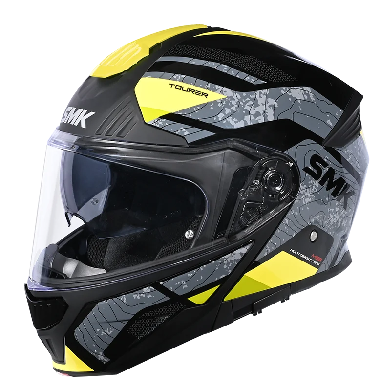 SMK Gullwing Navigator Modular Helmet | ECE 22.06 Flip-Up Touring Helmet | GRPS (MA264)