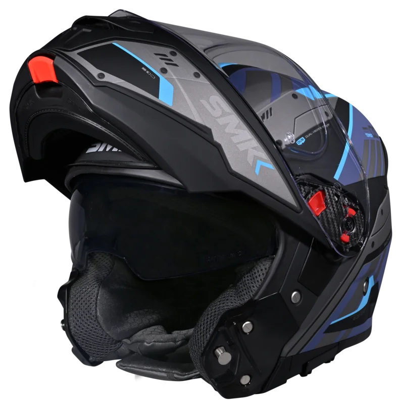 SMK Gullwing Tekker Modular Flip-Up Helmet | ECE 22.06 P/J Certified Graphics (MA265)