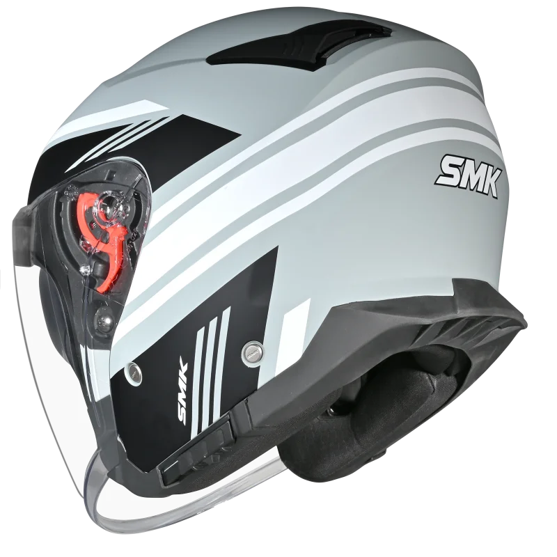 SMK GTJ Rambler Open Face Helmet | ECE 22.06 Certified Touring Helmet - GRPS (MA621)