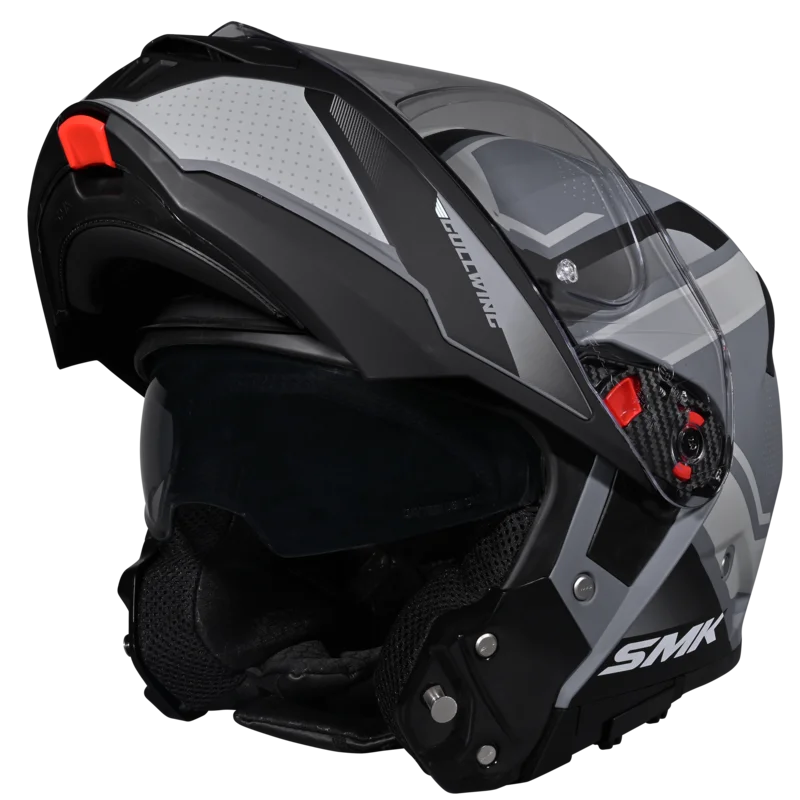 SMK Gullwing Supertour Modular Flip-Up Helmet | ECE 22.06 P/J Certified GRPS (MA661 - GL661)