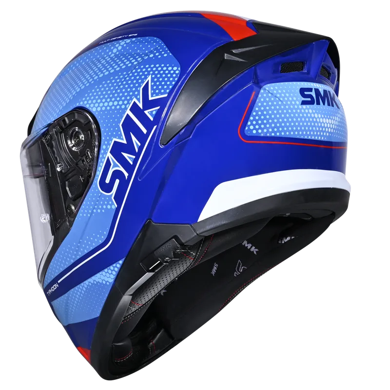 SMK Typhoon Mystic Full Face Helmet – ECE 22.06, ISI & DOT Certified GRPS (GL553)