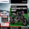 Sintered Brake Pads For Ducati Monster 821 (2014-2017) - Front - CB036 - 2 Sets - CRANK1