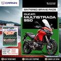 Sintered Brake Pads For Ducati Multistrada 950 (2017 Onwards) - Rear - CB181 - 1 Set - CRANK1