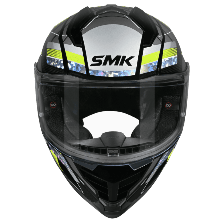SMK Nova Track Full Face Helmet | ECE 22.06, DOT & ISI Certified GRPS (GL264)