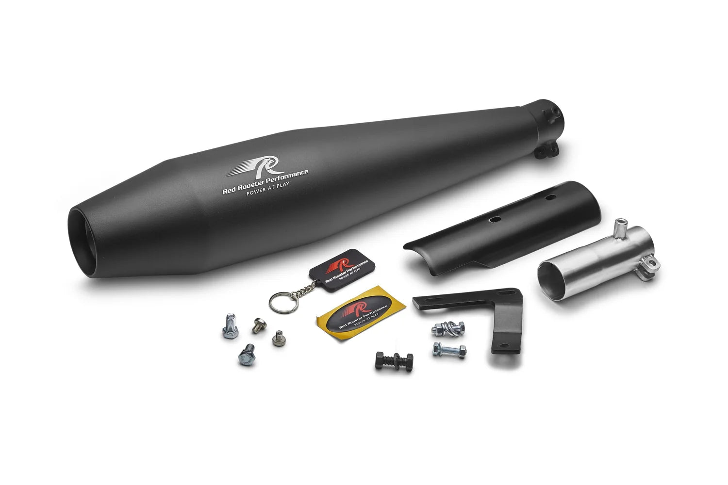 RRP Pegasus Exhaust for Honda H'ness CB350 | Black & Polish | SS304 Stainless Steel