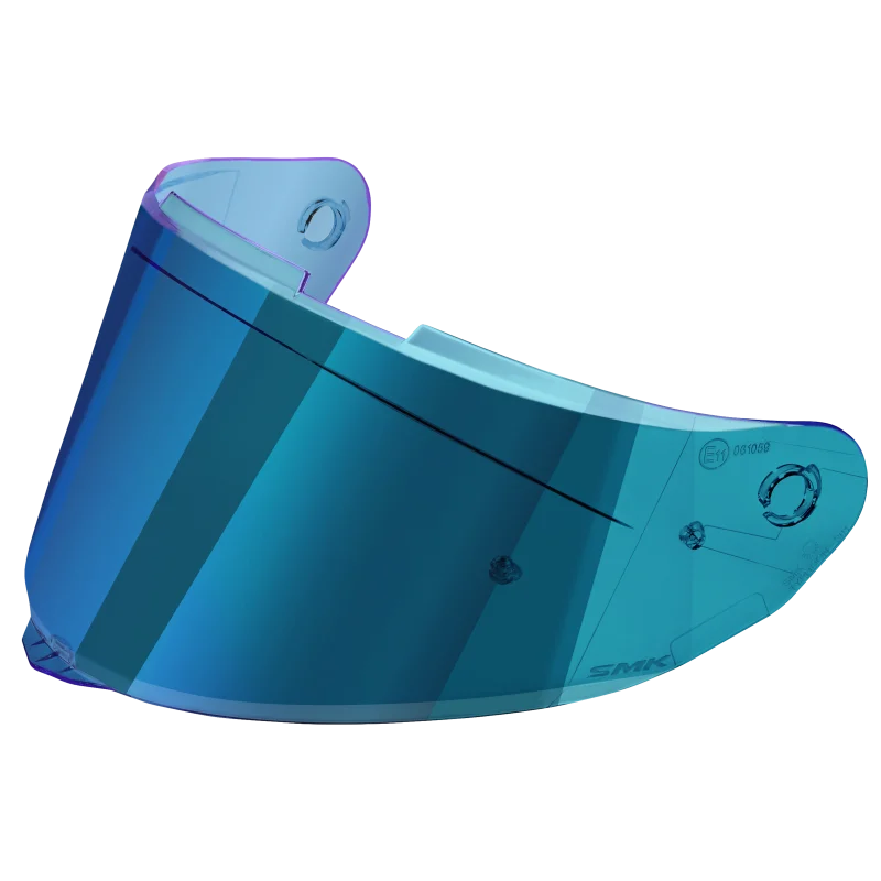 SMK Helmet Replacement Visors – Original Visors for Full Face Helmets - Revo Ice Blue Visor (GL200)