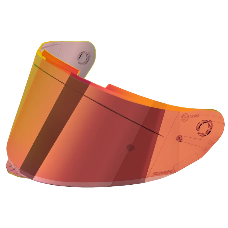 SMK Helmet Replacement Visors – Original Visors for Full Face Helmets - Revo Red Visor (GL200)