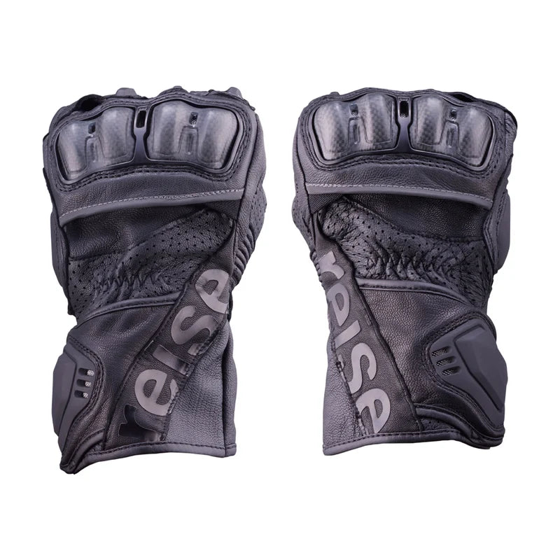 Reise Rhodes Black Motorcycle Riding Gloves