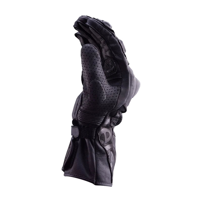 Reise Rhodes Black Motorcycle Riding Gloves