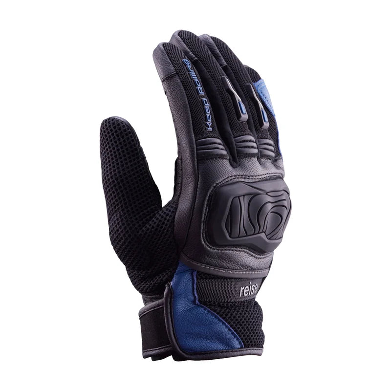 Reise Austra Blue Motorcycle Riding Gloves