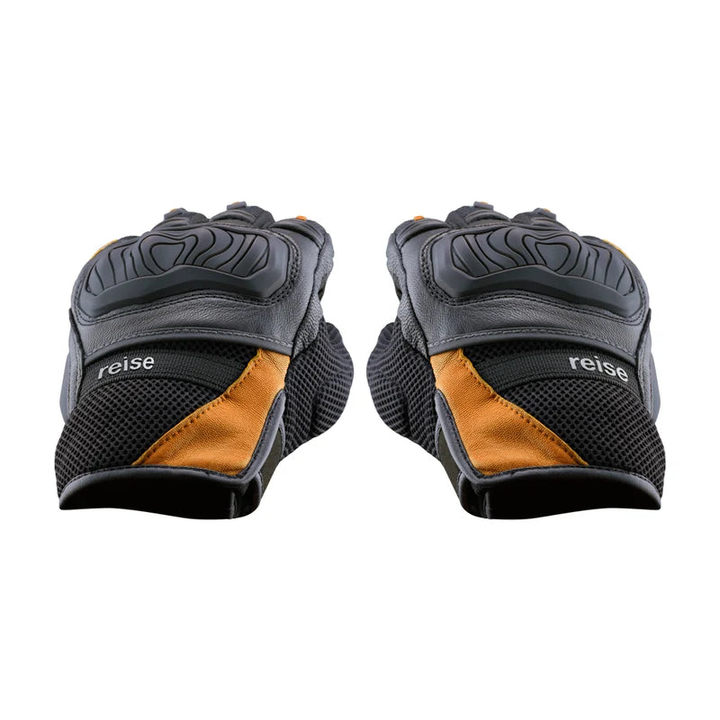 Reise Austra Orange Motorcycle Riding Gloves