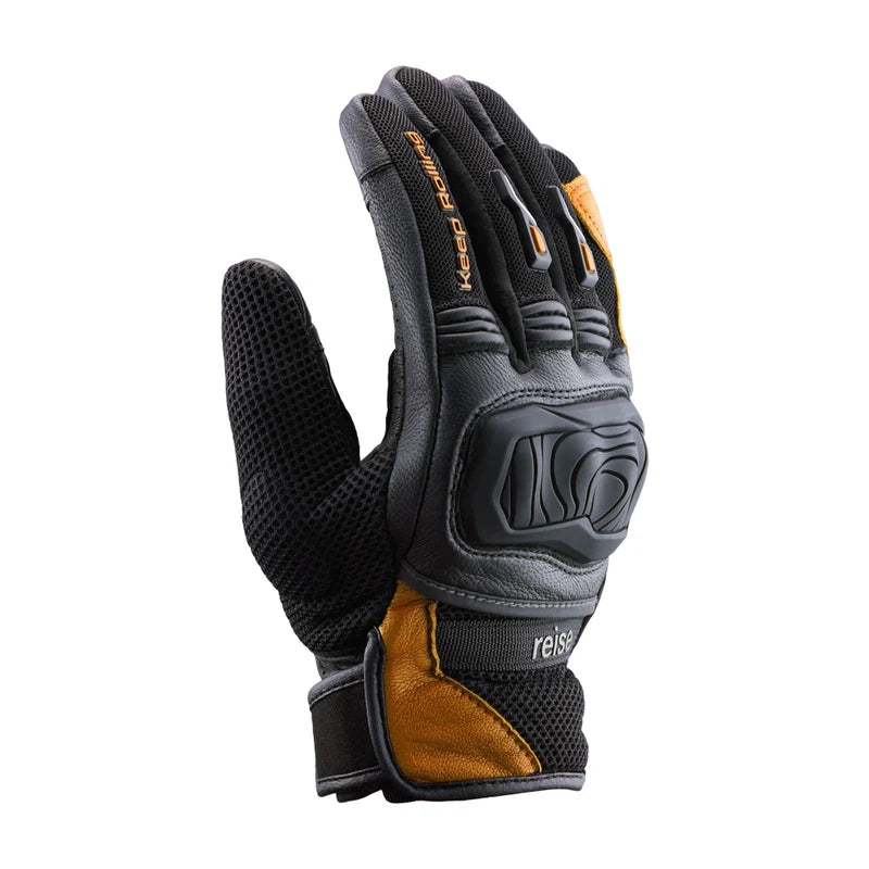 Reise Austra Orange Motorcycle Riding Gloves