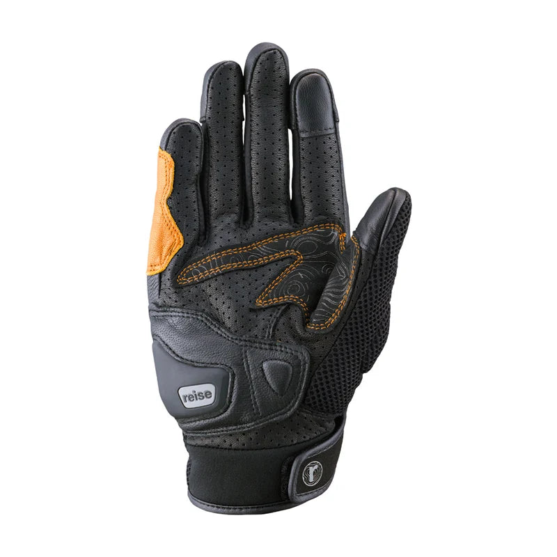 Reise Austra Orange Motorcycle Riding Gloves