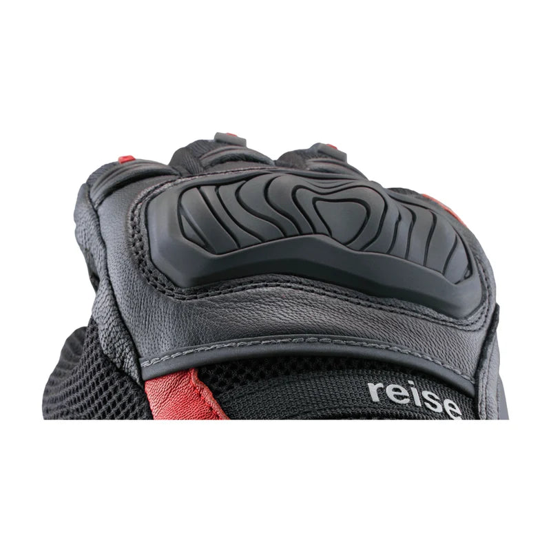 Reise Austra Red Motorcycle Riding Gloves
