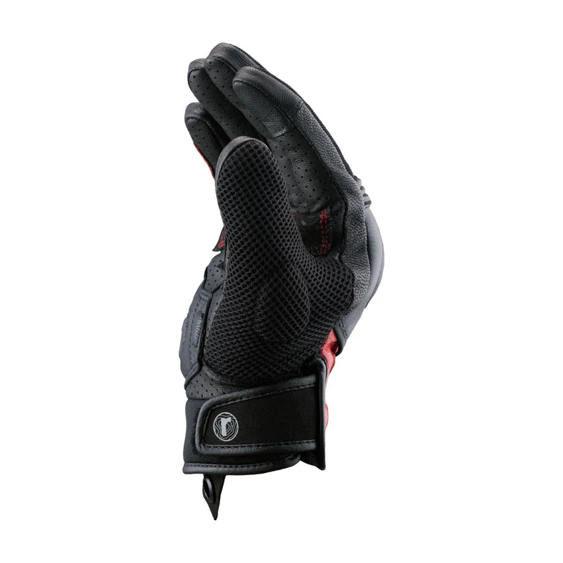 Reise Austra Red Motorcycle Riding Gloves