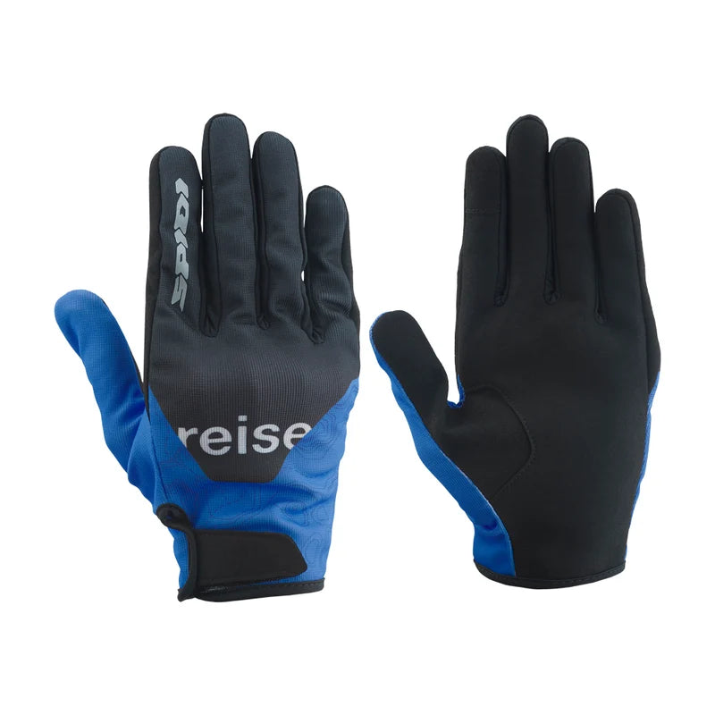 Reise x SPIDI Knott Blue Motorcycle Riding Gloves
