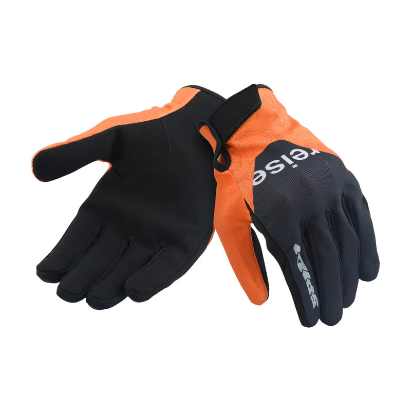 Reise x SPIDI Knott Orange Motorcycle Riding Gloves