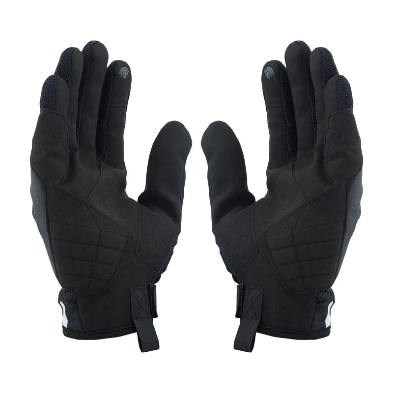 Reise x SPIDI Nivo Black Motorcycle Riding Gloves