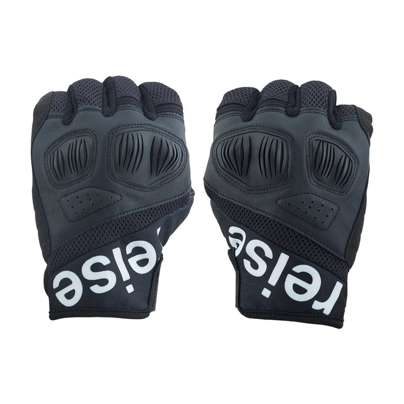 Reise x SPIDI Nivo Black Motorcycle Riding Gloves