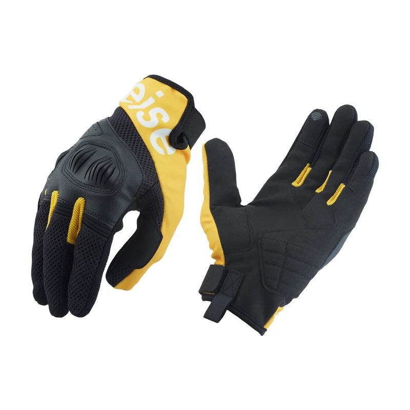 Reise x SPIDI Nivo Yellow Motorcycle Riding Gloves
