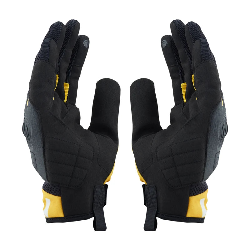 Reise x SPIDI Nivo Yellow Motorcycle Riding Gloves