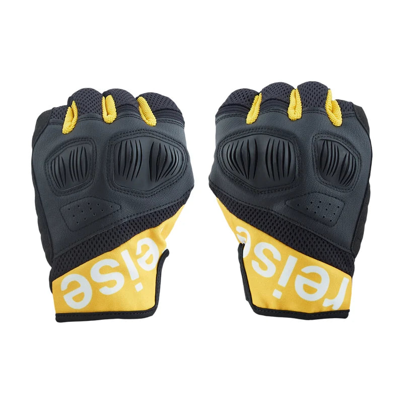 Reise x SPIDI Nivo Yellow Motorcycle Riding Gloves