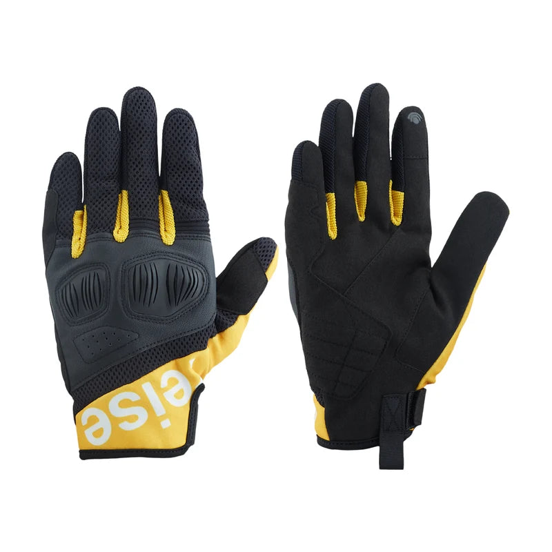 Reise x SPIDI Nivo Yellow Motorcycle Riding Gloves
