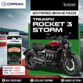 Sintered Brake Pads For Triumph Rocket 3 Storm (2020 Onwards) - Front - CB744 - 2 Sets - CRANK1