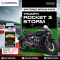 Sintered Brake Pads For Triumph Rocket 3 Storm (2024) - Front - CB744 - 2 Sets - CRANK1