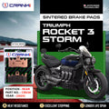 Sintered Brake Pads For Triumph Rocket 3 Storm (2024) - Rear - CB036 - 1 Set - CRANK1