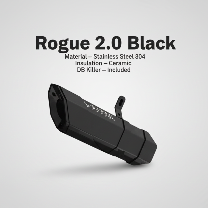 Rogue -Bajaj Pulsar NS400Z - Barrel Exhaust