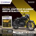 Ceramic Brake Pads For Royal Enfield Classic 350 Stealth Black - Front - CRM479 - 1 Set - CRANK1