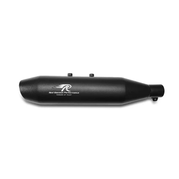 Red Rooster Performance Rumbler Max Exhaust for Royal Enfield Hunter 350 – Polish, Matte and Black