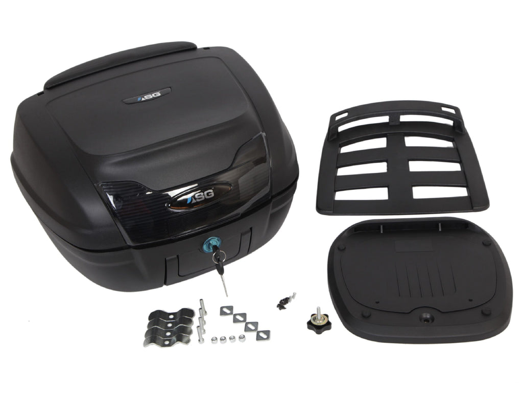ASG SG-40 40L Motorcycle Top Box | PP ABS Bike Luggage