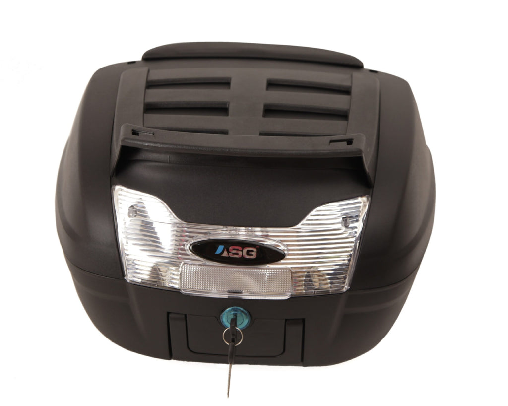 ASG SG-40 40L Motorcycle Top Box | PP ABS Bike Luggage