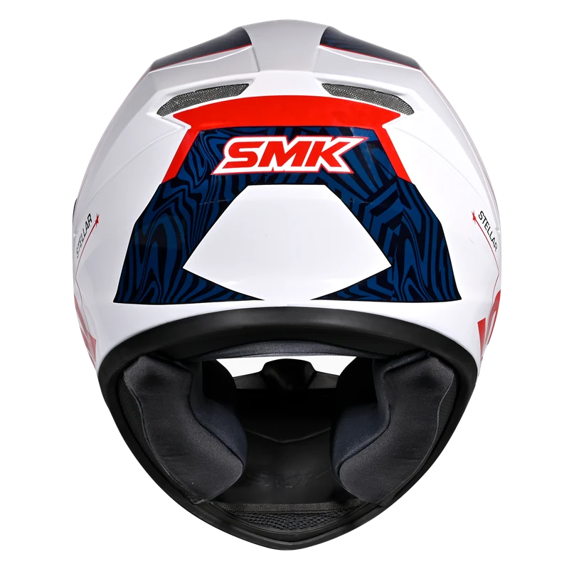 SMK Stellar Fury Full Face Helmet | ECE 22.06 Certified Sport Touring Helmet S01 Fury Graphic (GL153)